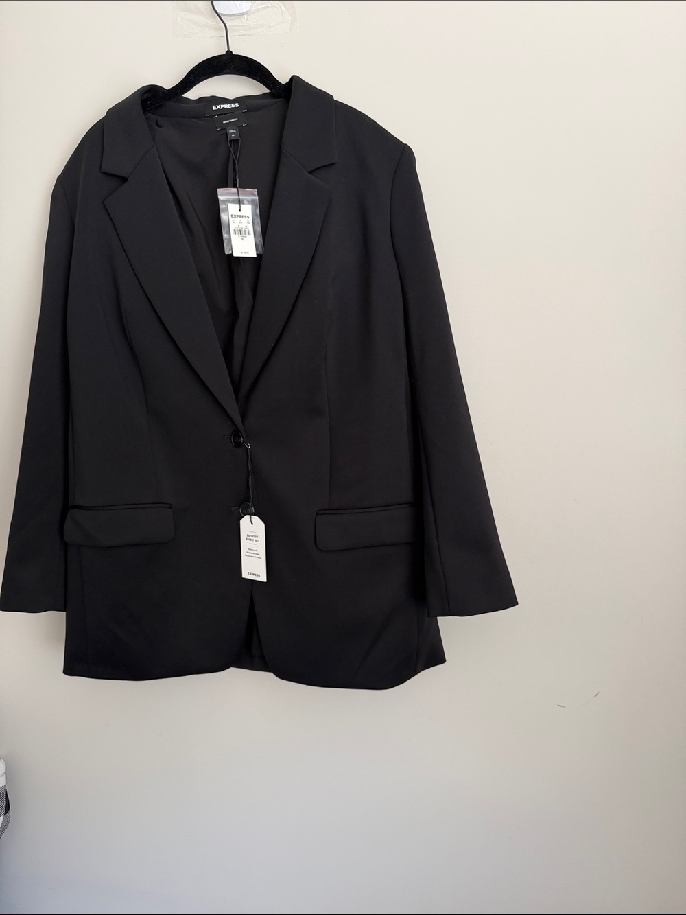NWT Express double Knit Stretch Blazer Size XL